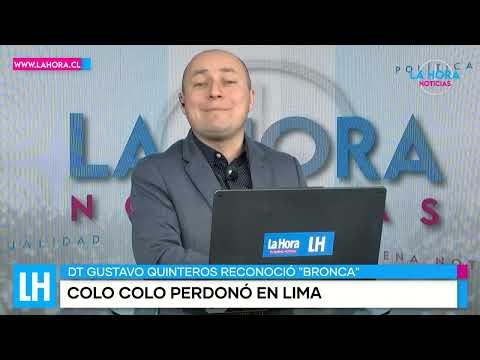 LH Noticias: la bronca de Gustavo Quinteros tras 1-1 de Colo Colo y Alianza Lima en Perú