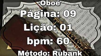 Página: 09 Lição: 01 - Oboé [60 bpm]