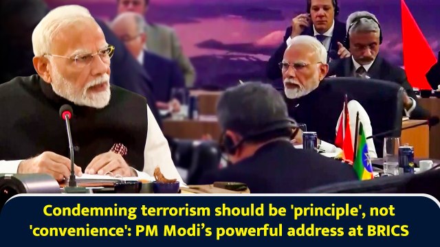 Condemning terrorism should be 'principle', not 'convenience': PM Modi’s powerful address at BRICS