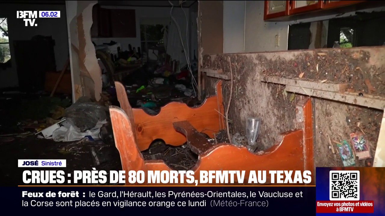 Inondations au Texas: un nouveau bilan fait état de près de 80 morts après les crues