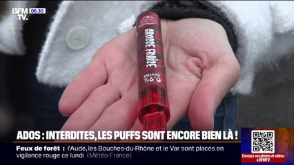 "Puff": malgré l’interdiction, les cigarettes électroniques jetables sont toujours bien là