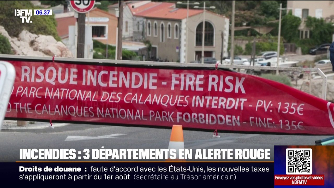 Feux de forêt: trois départements sont en vigilance rouge incendies