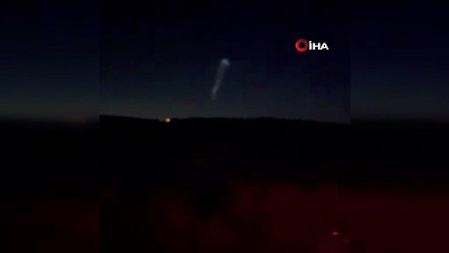 Kastamonu semalarında gizemli cisim! Vatandaşlar o anları kaydetti