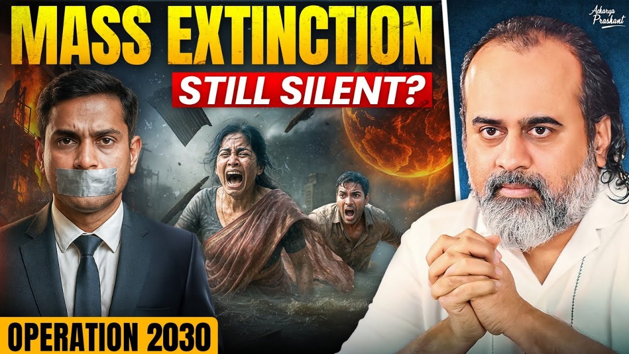 Why Is No One Talking About Mass Extinction? || Acharya Prashant, IIT-Patna (2023)