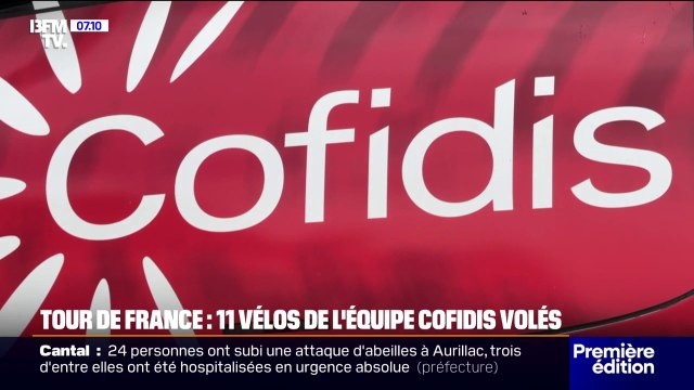 Tour de France: l'équipe Cofidis s'est fait voler 11 vélos à Lille, le butin est estimé à plusieurs dizaines de milliers d'euros