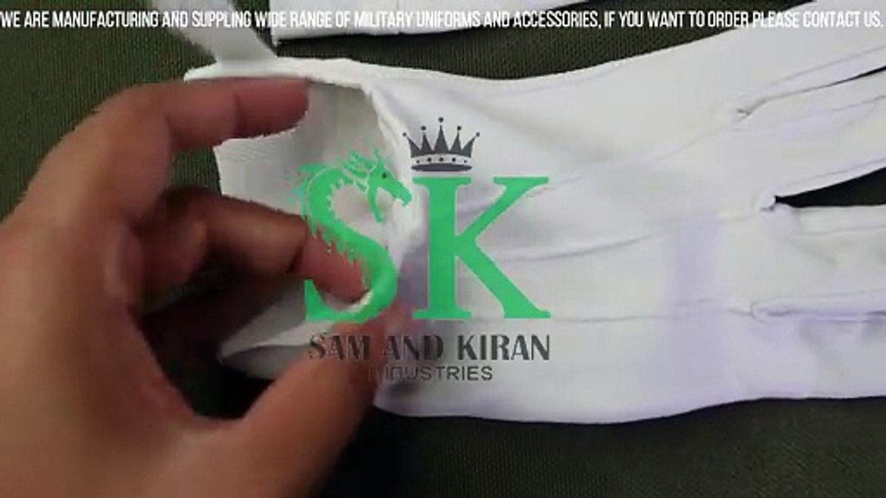 White Cotton Hand Gloves, Wholesale Ceremonial Gloves, Masonic White Cotton Gloves