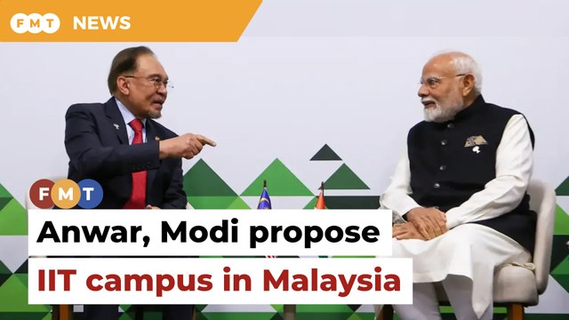 Anwar, Modi discuss proposed IIT campus in Malaysia