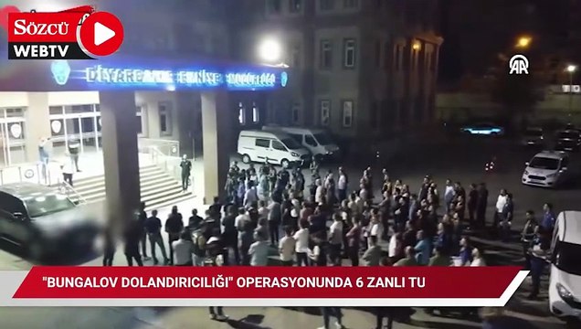 Diyarbakır merkezli bungalov dolandırıcılığı operasyonunda 6 zanlı tutuklandı