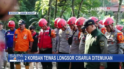 Dua Korban Tewas Longsor Cisarua Ditemukan dalam Sebuah Ruangan  SAPA PAGI