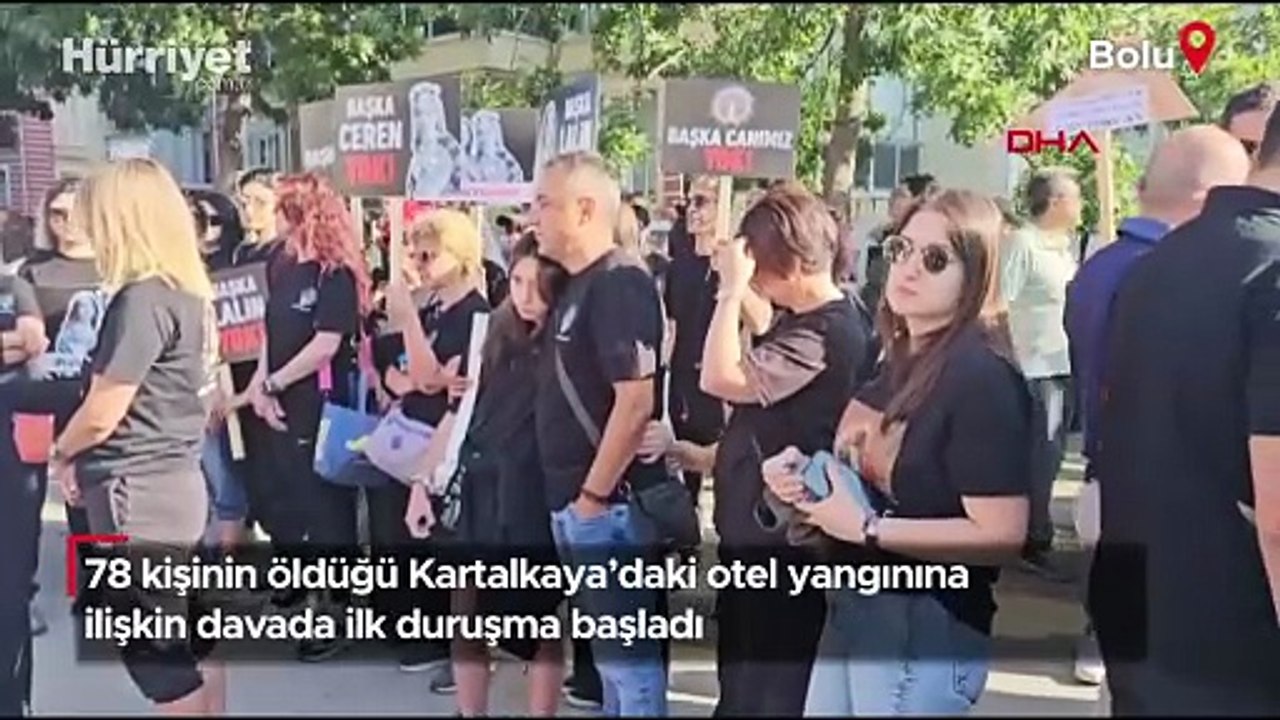 Bolu Kartalkaya'daki Grand Kartal Otel yangını davası başladı: 32 sanık hakim karşısında
