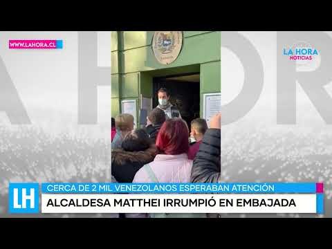 LH Noticias: Evelyn Matthei lideró protesta afuera de la embajada de Venezuela