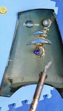 method of welding damaged plastics #tricks #Plumber #5minutecreative #tips