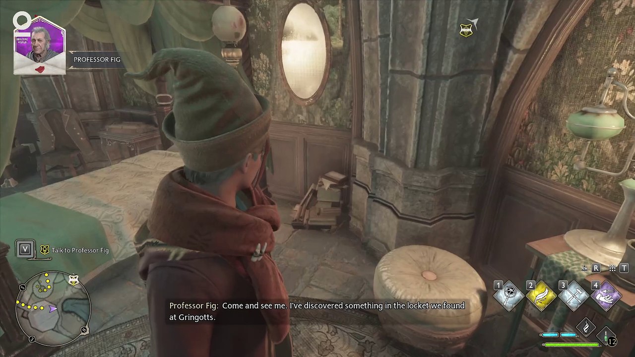 Hogwarts Legacy #21 Professor Fig found a map