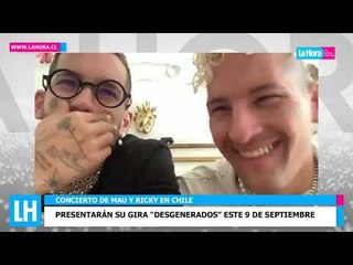 Entrevista exclusiva con Mau y Ricky por su gira "Desgenerados" en Chile