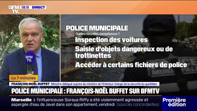Réforme de la police municipale: C'est le retour d'une police de proximité , affirme François-Noël Buffet