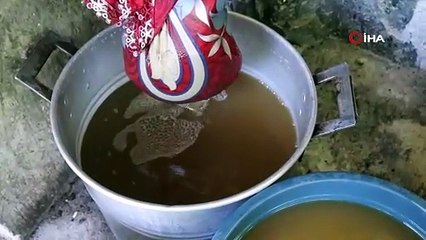 Pekmez ocakları bu kez pestil için yandı