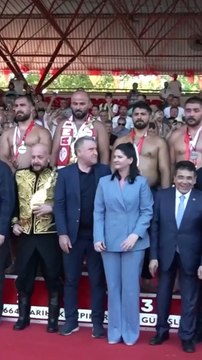 664. Tarihi Kırkpınar Yağlı Güreşleri'nin başpehlivanı Orhan Okulu, altın kemeri kuşandı