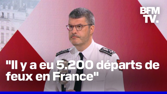 Feu de forêts, incendies: l'interview de Julien Marion, directeur général de la Sécurité civile