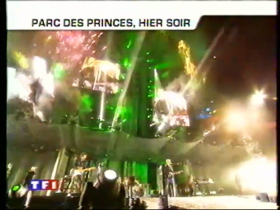 Johnny Hallyday – Répétitions avant le Grand Soir (TF1 – 13H – 10 Juin 2000)