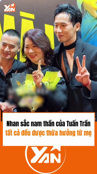 Nhan sắc tựa nam thần của Tuấn Trần là thừa hưởng từ mẹ