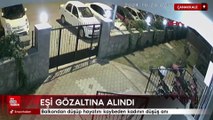 Çanakkale'de balkondan düşüp hayatını kaybeden kadının düşüş anı