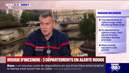 Risque d'incendie: "On est les premiers acteurs de cette sécurité", explique Pierre Reversat, chef du groupement prévention au Sdis de l'Essonne