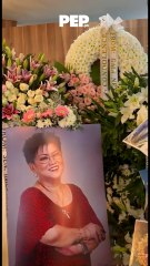 Wreaths from celebrities and politicians at Lolit Solis's wake | PEP Hot Story