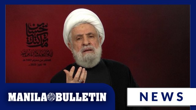 Hezbollah leader refuses to disarm until Israel withdraws from southern Lebanon