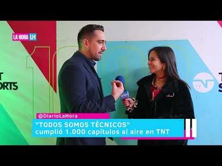 "Todos somos técnicos" sumó 1.000 capítulos al aire en TNT Sports