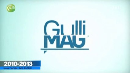 Évolution des génériques  de Gulli Mag