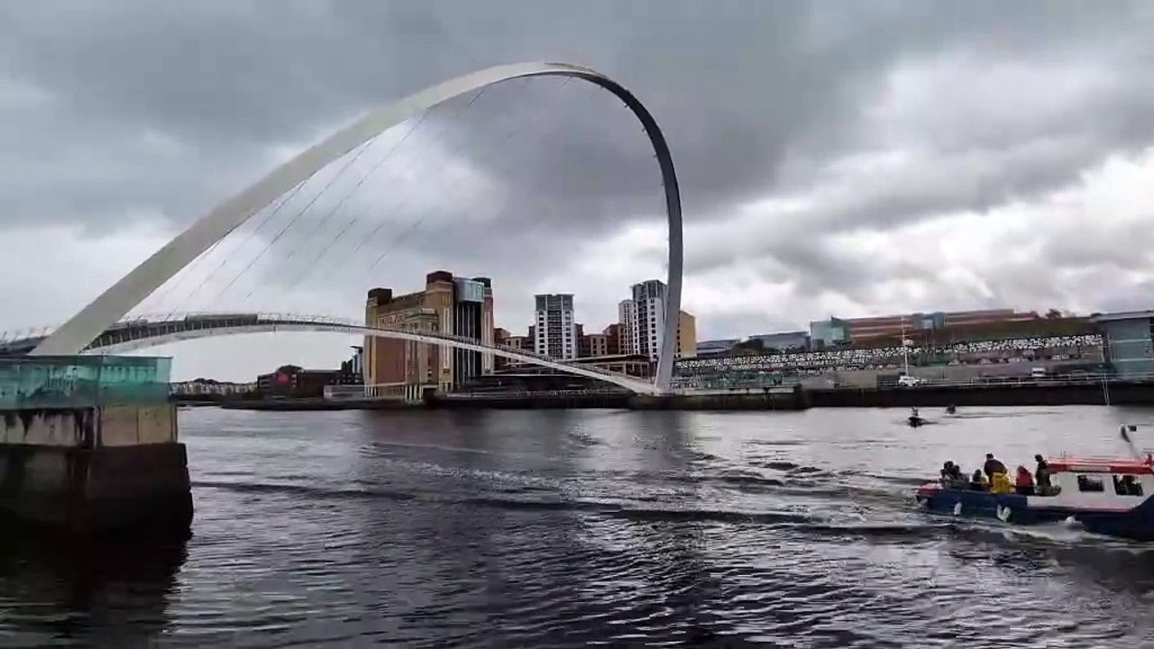 Watch as the Millennium Bridge tilts as part of its summer programme