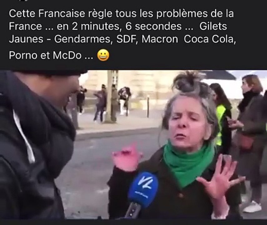 Une Française Règle tous les Problème de la France