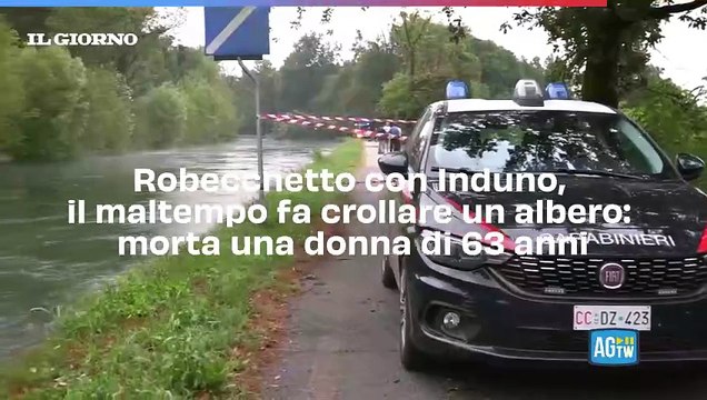 Robecchetto con Induno, il maltempo fa crollare un albero: morta una donna di 63 anni