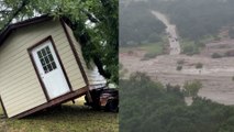Impresionantes imágenes de las crecidas mortales del agua en Texas
