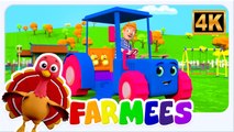 Wheels on the Tractor by Farmees 🚜 | Nursery Rhymes & Kids Songs in 4K HD