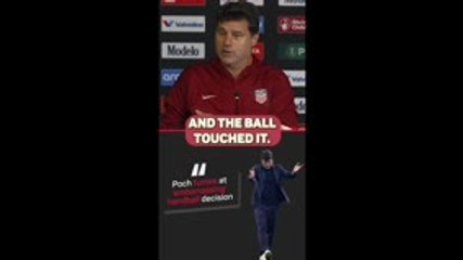 Poch fumes at 'embarrassing' handball decision