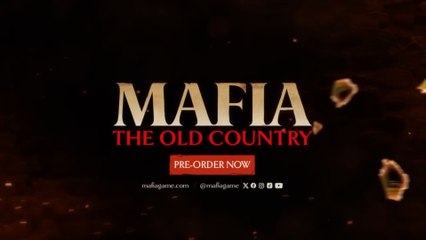 Mafia The Old Country Official Art and Technology Overview Trailer