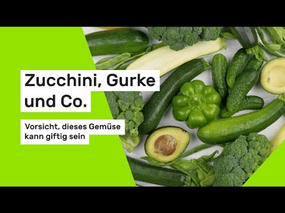 Zucchini, Gurke und Co.: Vorsicht, dieses Gemüse kann giftig sein