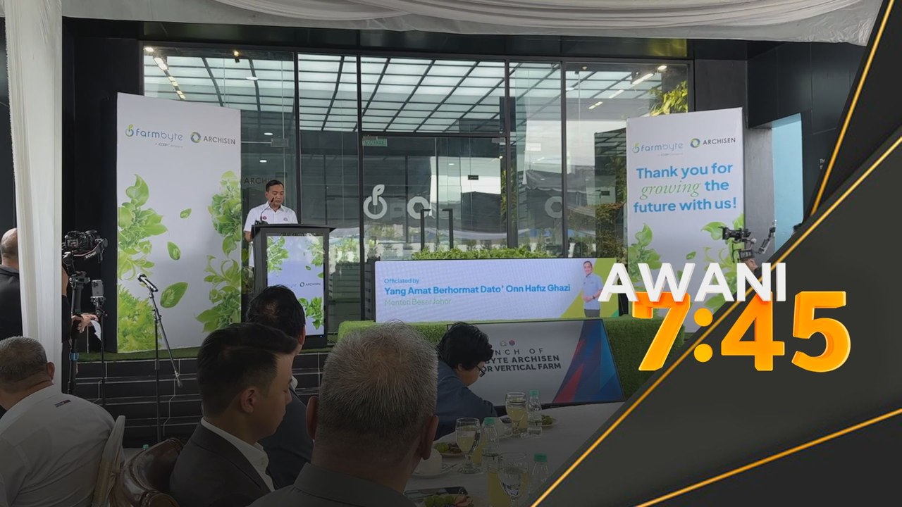 Ladang pertanian menegak dalam bangunan, terbesar di Malaysia