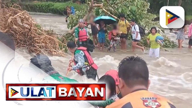 Mahigit 30 indibidwal, inilikas sa isang barangay sa Davao City dahil sa walang tigil na pag-ulan