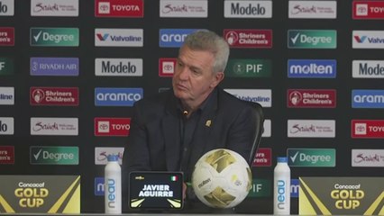 Aguirre desvela la manera en la que va a celebrar la Copa Oro de México