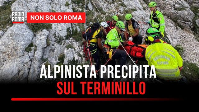 Alpinista precipita dalla “Via Antonella” sul Terminillo complesso salvataggio del CNSAS Lazio