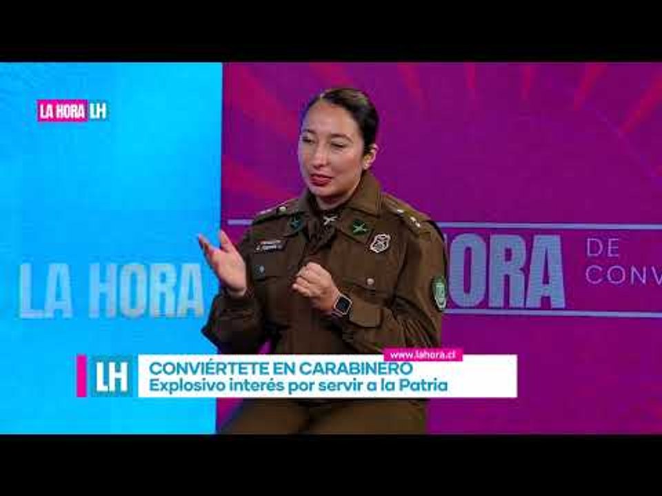 ¿Cómo postular a Carabineros? Conversamos con la Teniente Catalina Fuentes