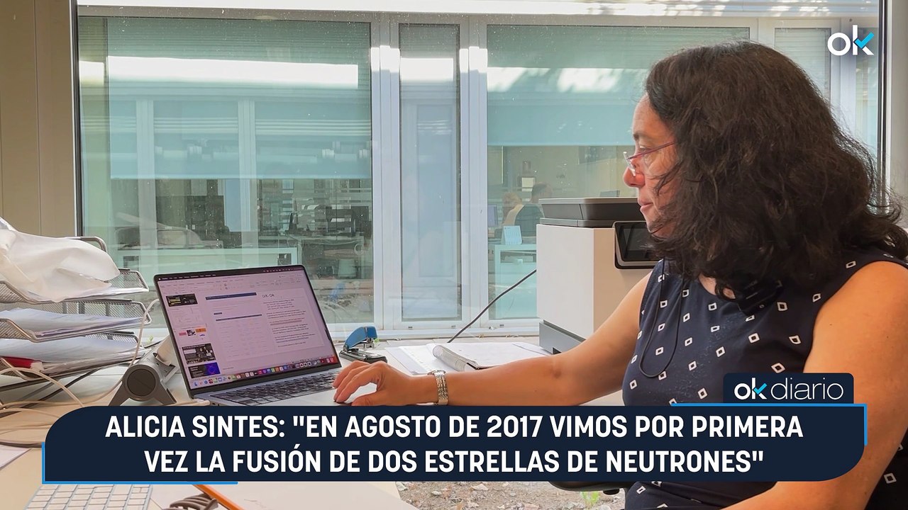 Alicia Sintes: "En agosto de 2017 vimos por primera vez la fusión de dos estrellas de neutrones"