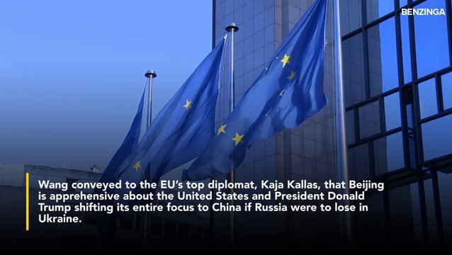 China Expresses Concern To EU Over Russia's Potential Defeat In Ukraine Conflict