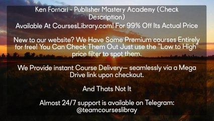 Download Ken Fornari - Publisher Mastery Academy (Check Description)