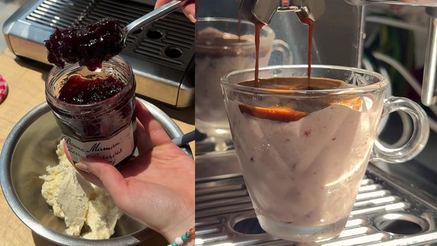 How to Make Sour Cherry Affogato