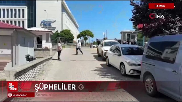 Samsun'da eğlence mekanı önünde silahlı saldırı