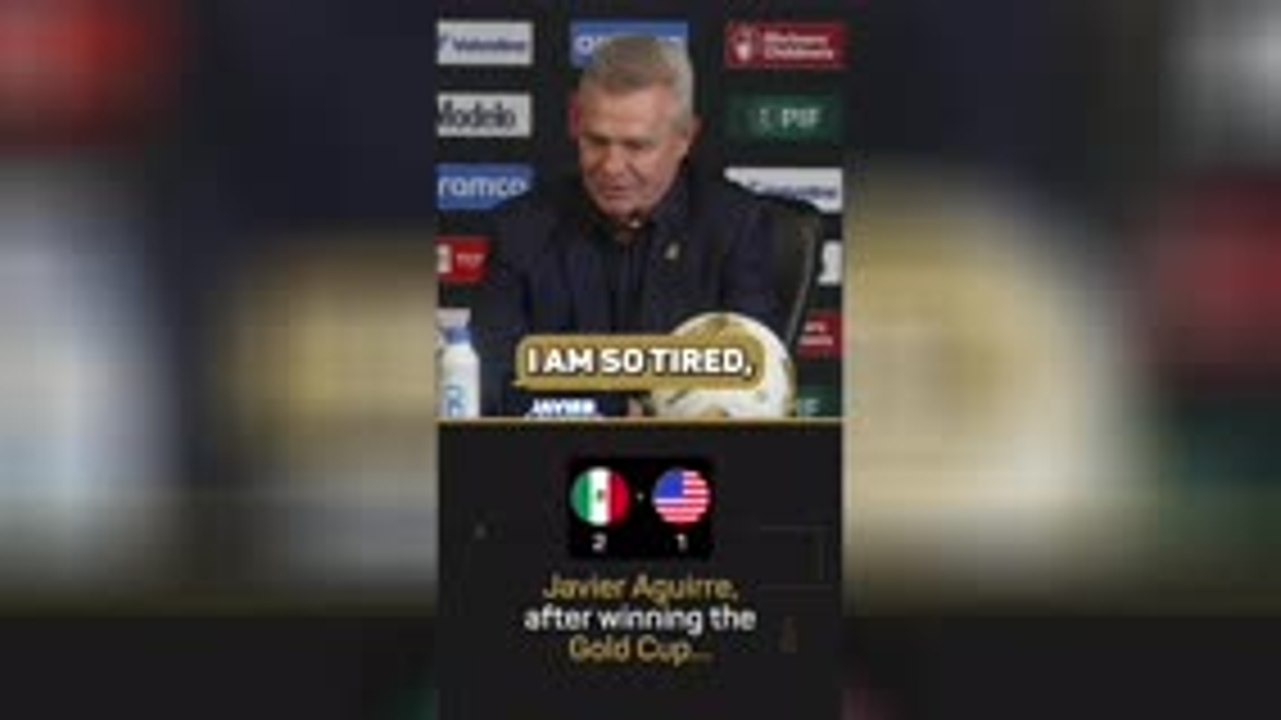 "Not even God will stop me having a beer!" - Aguirre thrilled with 10th Gold Cup title
