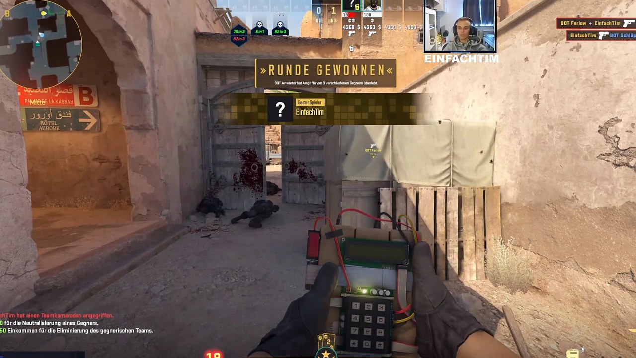 Meine erste Runde Counterstrike 2